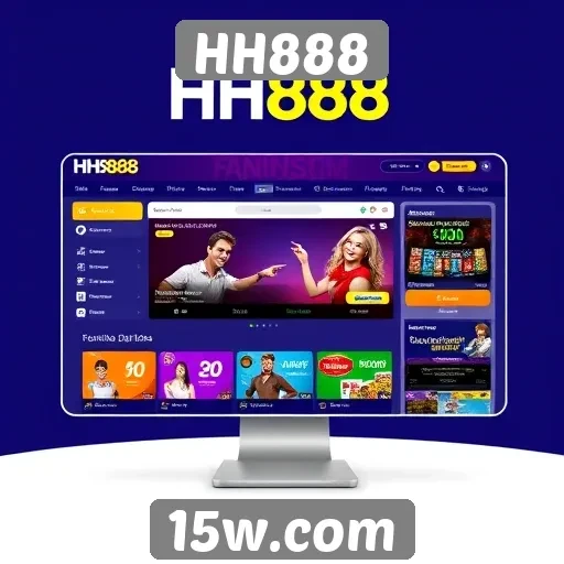 Explorando a interface do usuário do site HH888